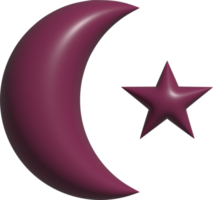 3d icoon van Islamitisch png