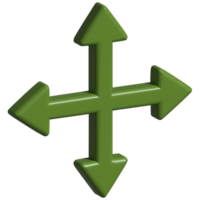 3D-Symbol der Bewegung png