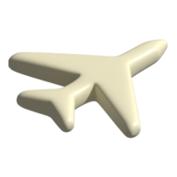 ícone 3D de avião png