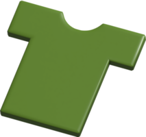 ícone 3D de camiseta png