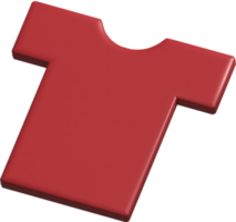 ícone 3D de camiseta png