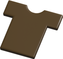3D-Symbol des T-Shirts png