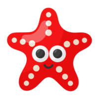 icono de estrella de mar roja. png