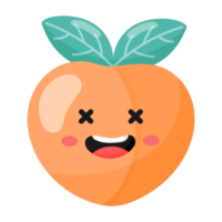 Cartoon peach icon. png