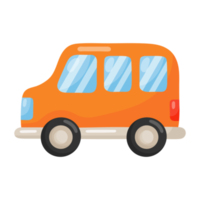 icono de furgoneta naranja. png