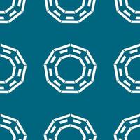 white blue multiple corners shape lines seamless pattern vector