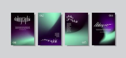 Unique modern A4 abstract gradient vector trend for cover, marketing template, business poster, Abstract color gradient, modern blurred background, and film grain texture