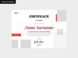 Vector eps elegant certificate template