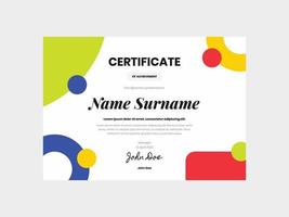 Vector eps elegant certificate template