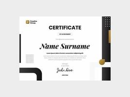 Vector eps elegant certificate template