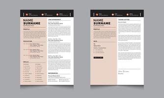 Creative Resume Layout Professional Cv Templates Design