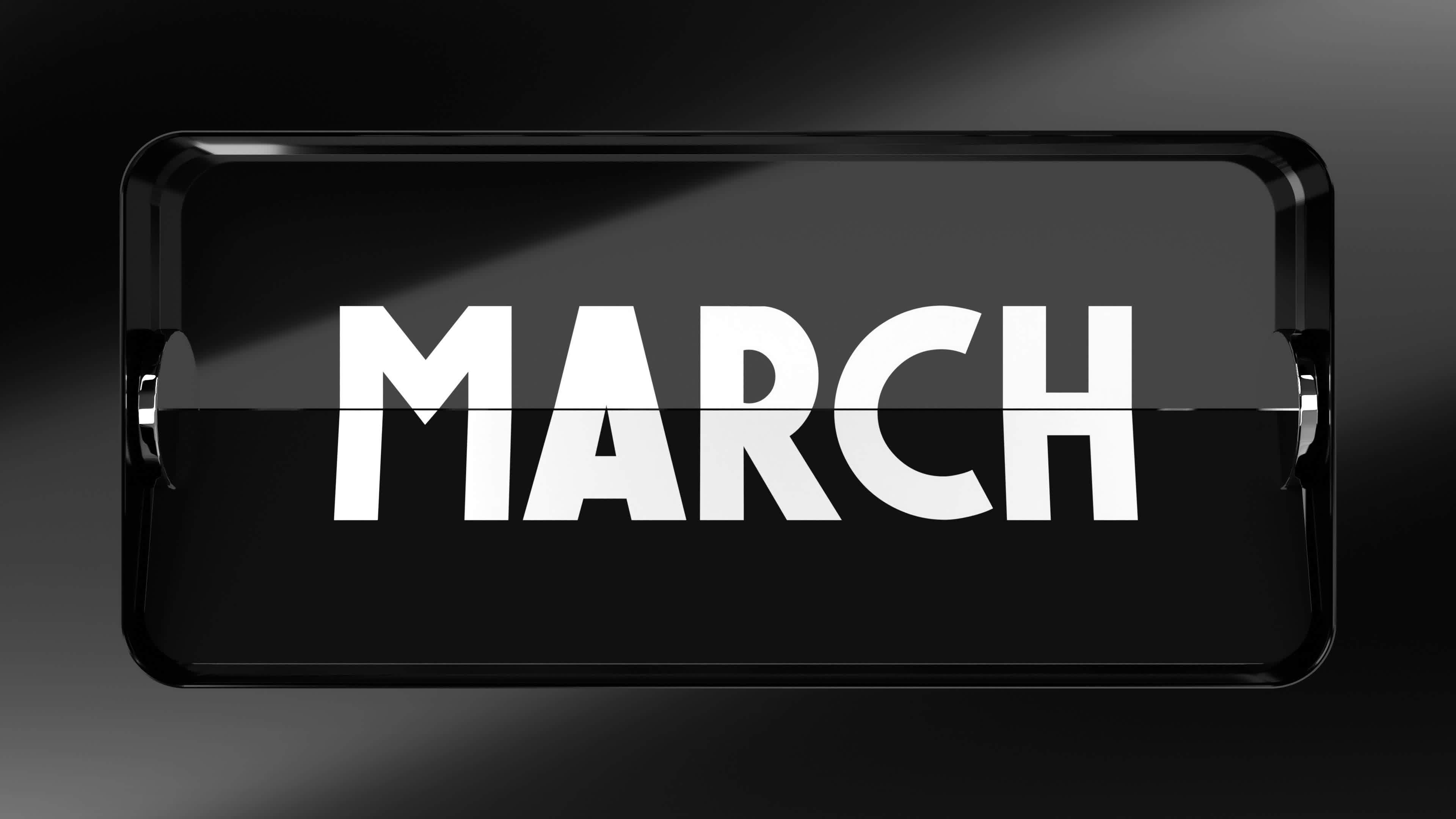 Modern Flip Calendar Turning Through the Months of a Year From