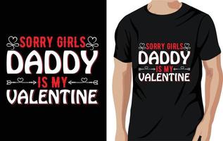 diseño de camiseta de San Valentín vector