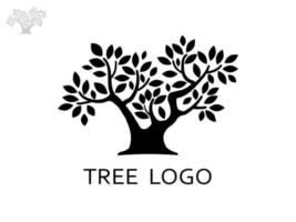 Black Branch Tree or Naked trees and root silhouettes set. Hand drawn isolated illustrations. vector