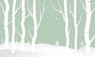 Tree Forest, park, alley. Landscape of isolated trees. Silhouette vector. vector