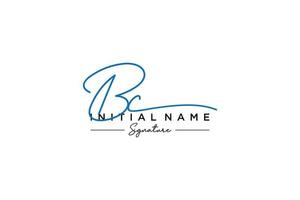 Initial BC signature logo template vector. Hand drawn Calligraphy lettering Vector illustration.