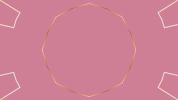 Looping wallpaper with a luxury pink background is perfect for the intro video background and overlay.