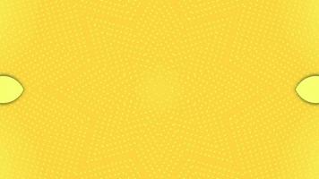 Looping wallpaper with yellow abstract dots and circles Background and overlay for intro video