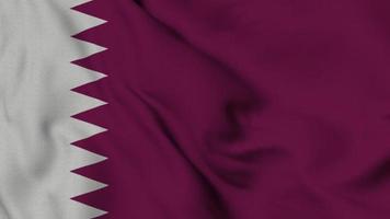 Animación en bucle sin interrupción de la bandera de qatar. la bandera nacional de ecuador. video de fondo de superficie de tela de bandera 3d en excelente calidad