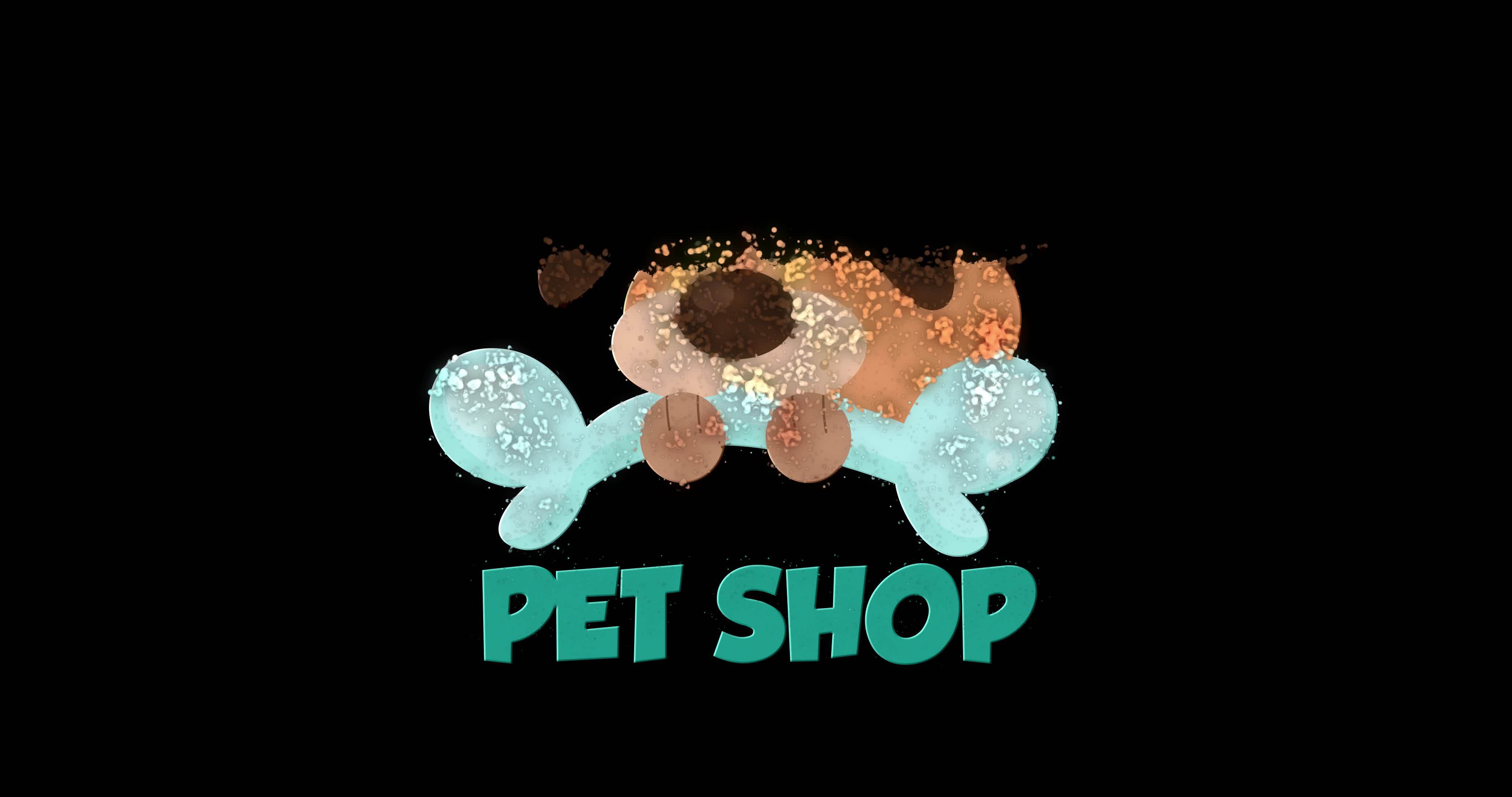 Animation of the Pet Shop logo. Ideal for your pet shop business logo 18977028 Stock Video at