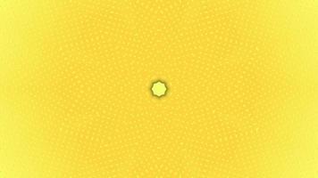 Looping wallpaper with yellow abstract dots and circles Background and overlay for intro video