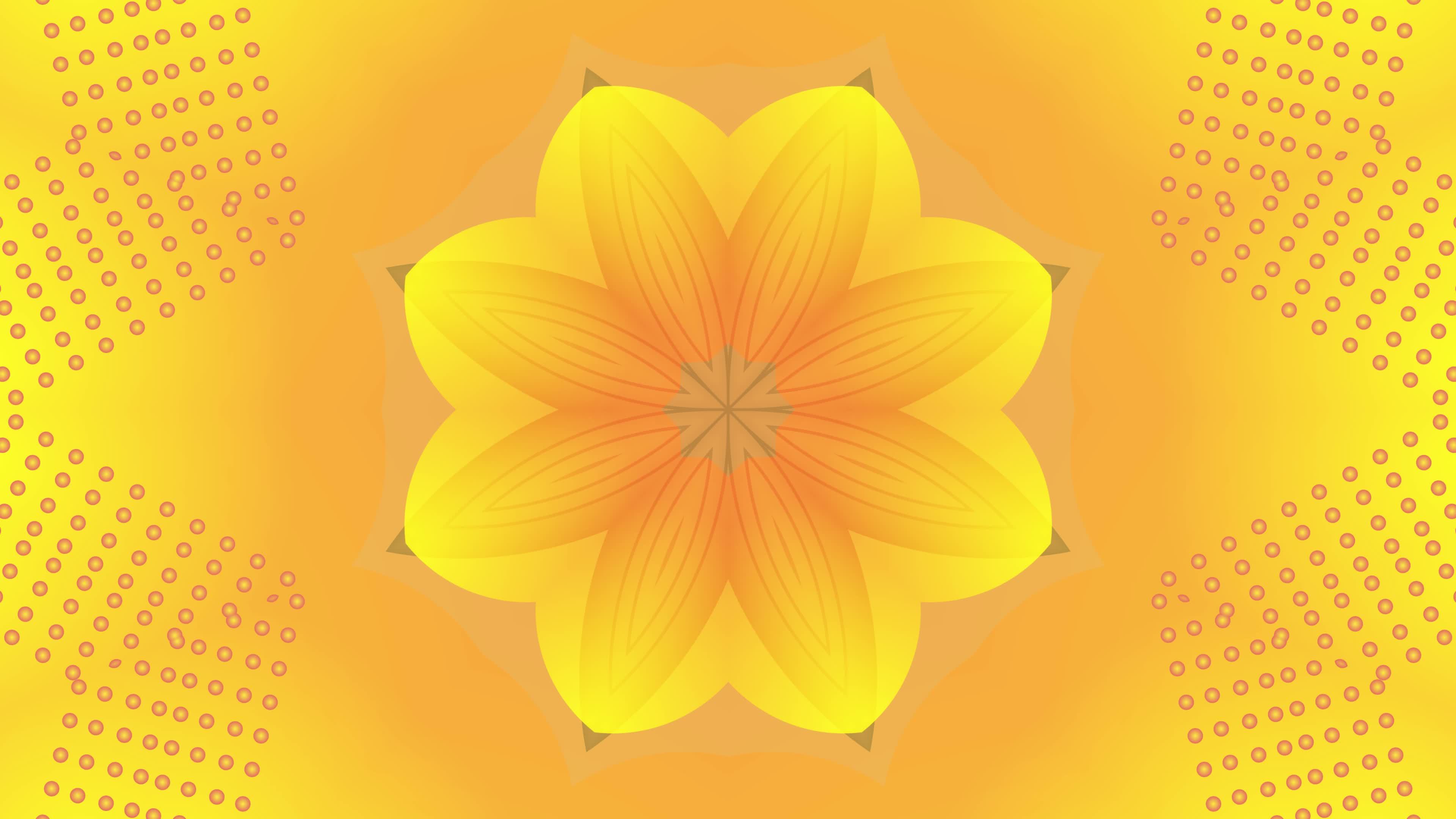 Animated moving wallpapers in the shape of a circle with an abstract