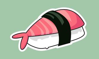icono de sushi plantilla de vector libre de comida japonesa