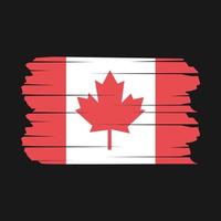 pincel de bandera de canadá vector