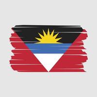 Antigua Flag Brush vector