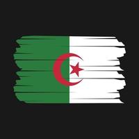 Algeria Flag Brush vector