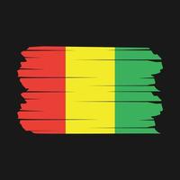 Guinea Flag Brush vector