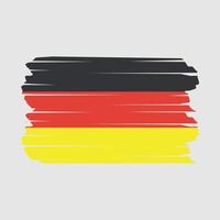 Germany Flag Brush vector