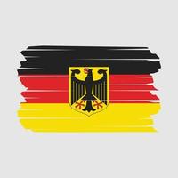 cepillo de bandera de alemania vector