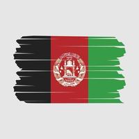 Afghanistan Flag Brush vector