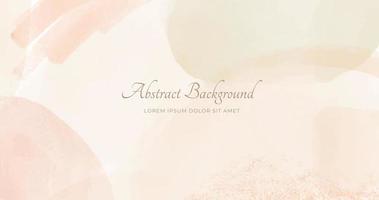 Abstract horizontal watercolor background. Neutral light colored empty space background illustration vector