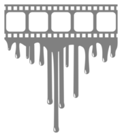 silhueta do sinal de filme de listra sangrenta para símbolo de ícone de filme com horror de gênero, suspense, gore, sádico, splatter, slasher, mistério, assustador. formato png
