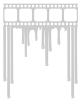 silhouette di il sanguinoso banda film cartello per film icona simbolo con genere orrore, romanzo giallo, sangue, sadico, schizzare, tagliente, mistero, allarmante. formato png