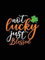 st. patrick's day typography colorful Irish quote vector Lettering t shirt design