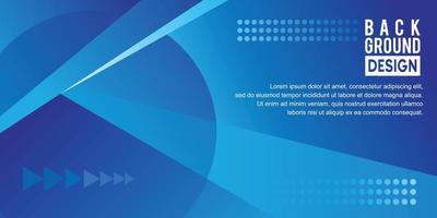 Abstract background design with blue color concept vector