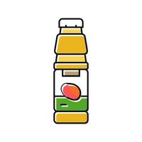 jugo mango fruta color icono vector ilustración