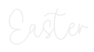 easter lettering white png