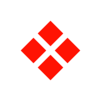 ilustração de logotipo de ícone quadrado vermelho png design