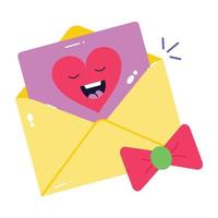 Trendy Love Letter vector