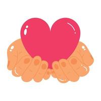 Trendy Giving Love vector