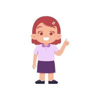 Elementary School Girl Kids vector