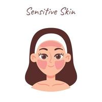 Skin Type illustration vector