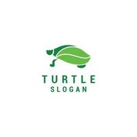 Turtle logo design icon template vector