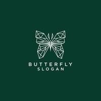 Butterfly logo icon design vector