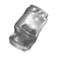 Tin can isolated on transparent png