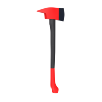 Fire axe isolated on transparent png